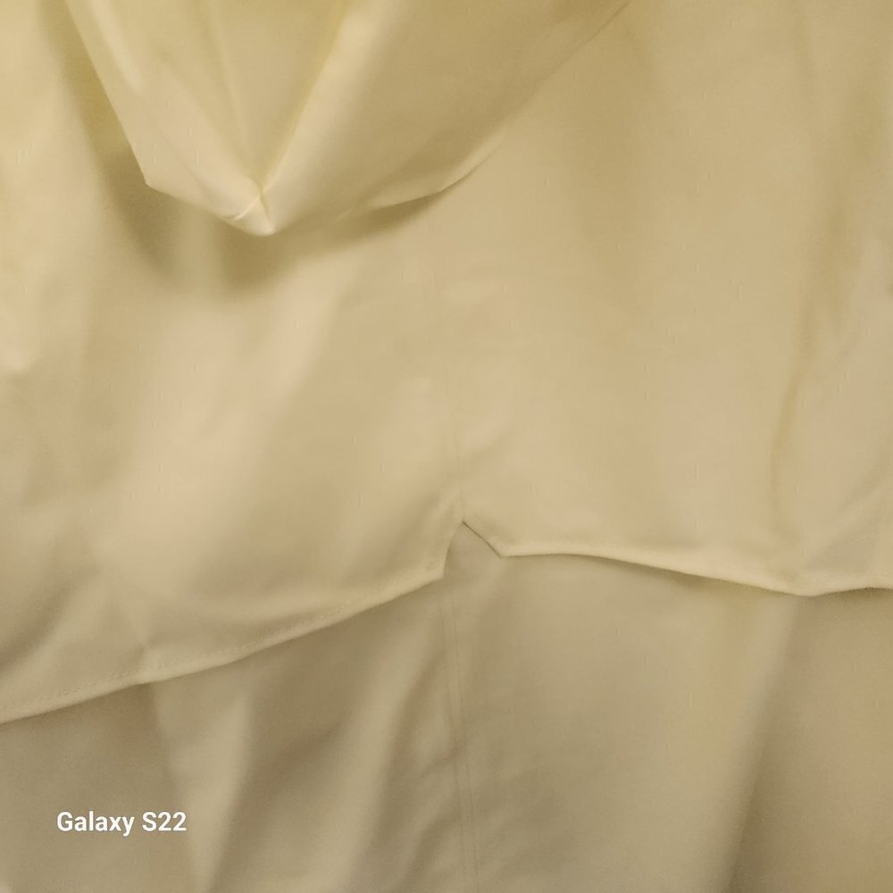 Rains Long Jacket Straw Yellow Raincoat Trench Coat. NWT. Size Various - Picture 8 of 8